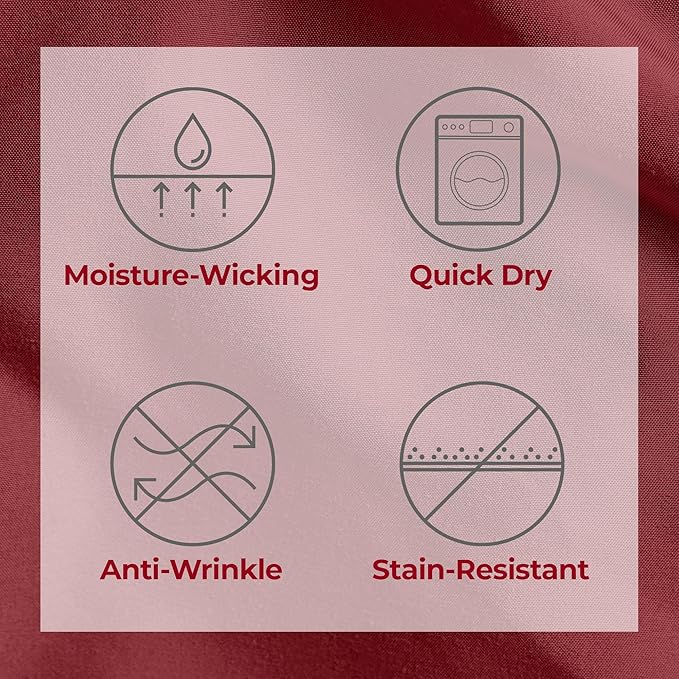 Mellanni Extra Deep Queen Sheets - 4 PC Iconic Collection Bedding - Hotel Luxury, Ultra Soft, Cooling Bed Sheets - Wrinkle, Fade, Stain Resistant (Queen, Brick Red)
