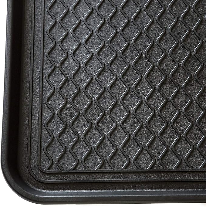 2 Pack Large Multifunctional Tray Mat Washable Indoor or Outdoor Tray Mat for Shoes Boots Plants Pots Paint Tins Pet Bowls Car Storage, 30 x 15 x 1.2 Inches