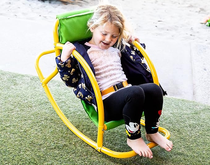 PLATPORTS Kids' Recliners - Living Room Chairs - Sensory Autism Spinning Chair - Rocking Seesaw Chair for Kids - Sensory Seat for Toddlers 3-5