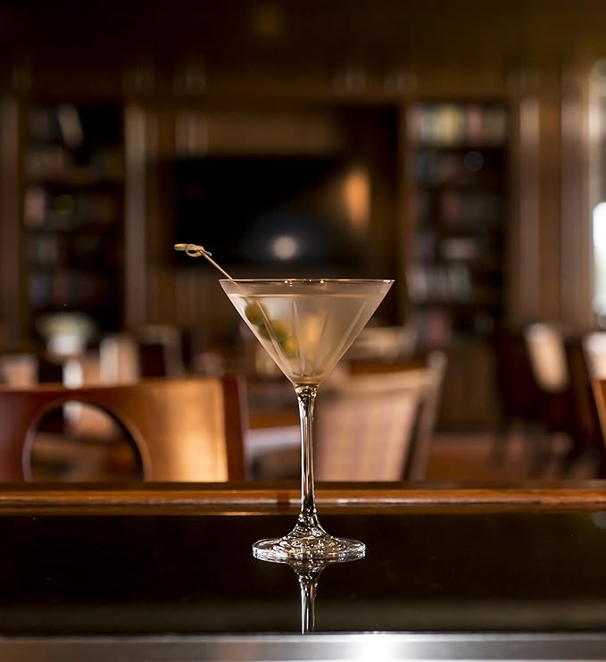 Schott Zwiesel Tritan Crystal Glass Distil Barware Collection Kirkwall Martini Cocktail Glasses (Set of 6), 8.5 oz, Clear