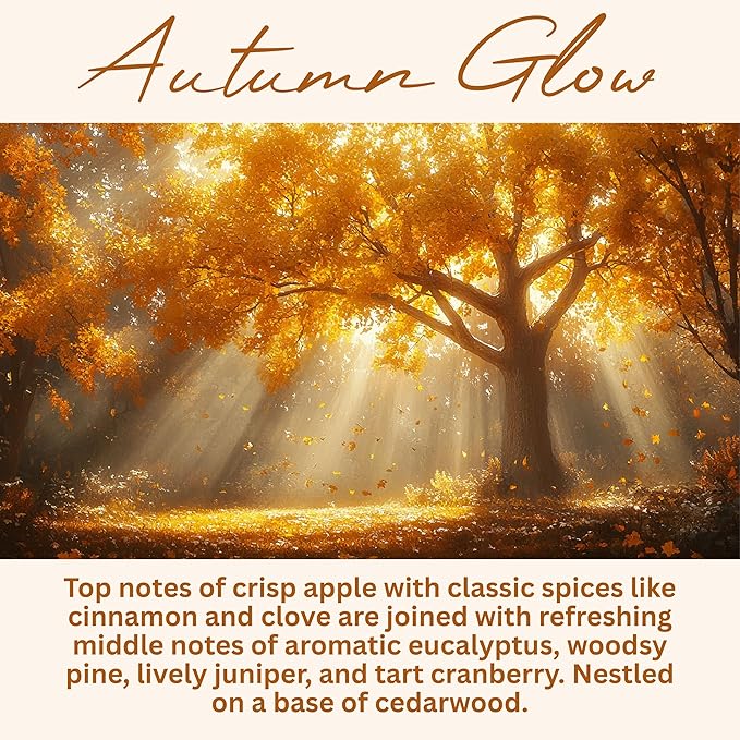 Wickless Candles for Candle Warmer Lamp, Many Scents to Choose, 100% Non-Toxic Soy Wax, Scented Candle Melts for Warming Plate, Handmade in The USA (Autumn Glow)