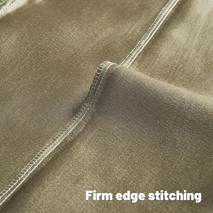 FUTEI Olive Green Chenille Decorative Throw Pillow Covers 16x16 Inch Set of 2,Soft Embossed Striped Textured Cushion Case,Modern Home Decor for Couch Bed Living Room