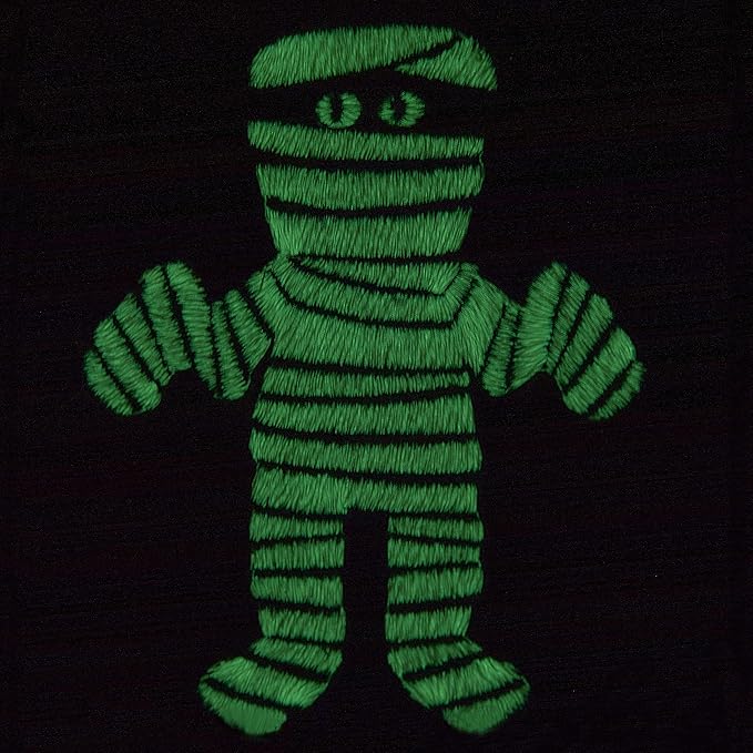 SKL Home Halloween Creepin' Real Glow-in-The-Dark Hand Towel Set for Bath/Kitchen/Bar & Gift, 2 Count