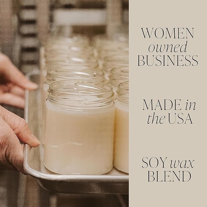 Sweet Water Decor Mango & Coconut Soy Candle - Pineapple, Mango and Orange Scented Summer Candles for Home - 9oz Clear Jar + Gold Lid, 40+ Hour Burn Time, Made in The USA