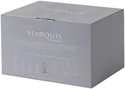 Waterford Marquis Personalized Moments Double Old Fashioned Glasses, Set of 4 Custom Engraved Crystal Whiskey/Rocks Glasses for Bourbon, Scotch, Liquor, Home Bar Accessories