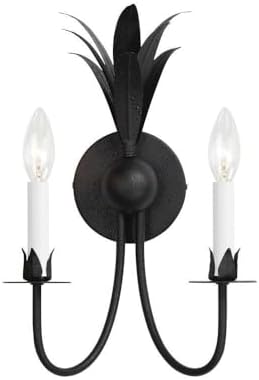 Maxim Paloma Two Light Wall Sconce 15.75 Inch Tall with Anthracite Finish