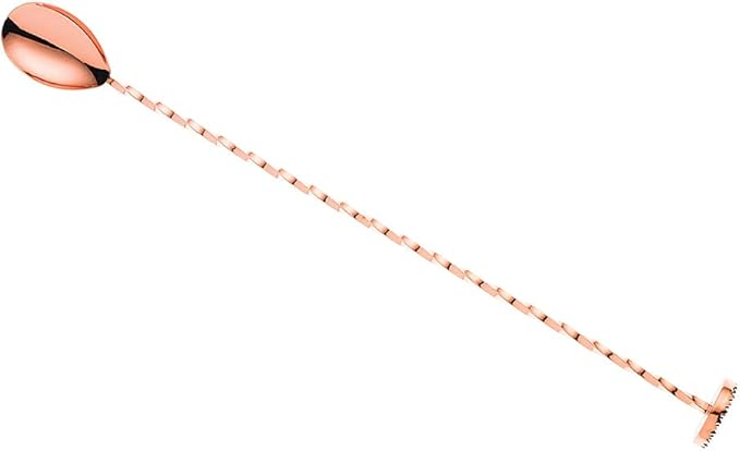 Barfly Muddle Bar Spoon, Muddler 11 13/16" (30 cm), Copper