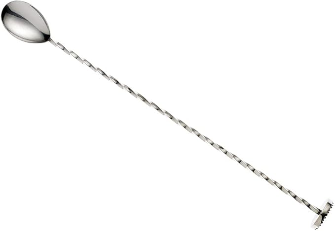 Barfly Muddle Bar Spoon, Muddler 11 13/16" (30 cm), Stainless Steel