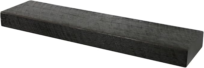 joelsantiques 36 Inch Wooden Floating Shelves for Wall - 36x6x2 in - Made of Natural Wood - Long Heavy Duty Rustic Wall Shelves for Bedroom - Perfect for Living Room, Kitchen - Mocha