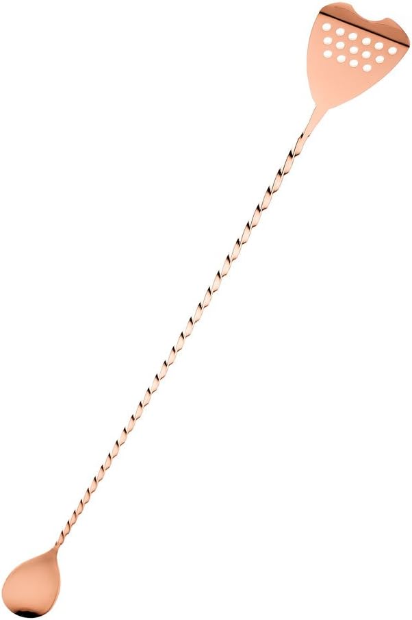 Barfly Bar Spoon, Strainer End 15 3/4" (40 cm), Copper