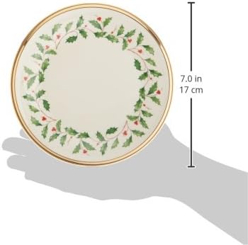 Lenox 146504020 Holiday Bread & Butter Plate, Christmas Dinnerware