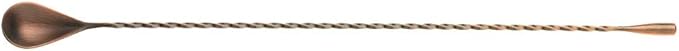 Barfly Bar Spoon, Teardrop End 15 3/4" (40 cm), Antique Copper
