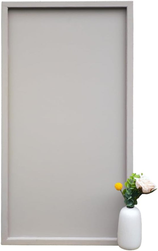 35 * 18 Inch Rectangular Ottoman Tray | Textured PU Leather, Waterproof & Heat-Resistant Storage for Coffee/Dining Tables, Sofa, Bed, Entertainment & Party (Tranquil Beige, 35 * 18in)