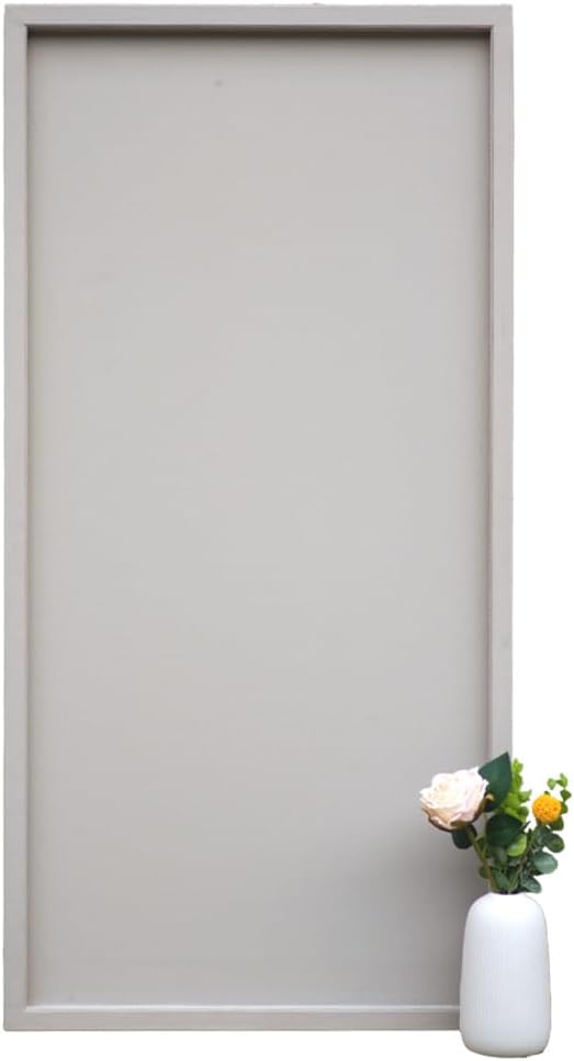 40 * 20 Inch Rectangular Ottoman Tray | Textured PU Leather, Waterproof & Heat-Resistant Storage for Coffee/Dining Tables, Sofa, Bed, Entertainment & Party (Tranquil Beige, 40 * 20in)