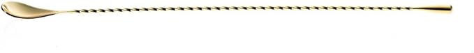 Barfly Teardrop Bar Spoon, End 15 3/4" (40 cm), Gold