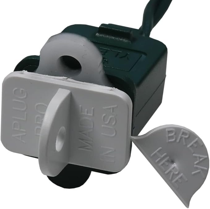 The Original Weatherproof Gaskets & Plug Covers (Bulk) - Made in USA, Outdoor/Indoor GFCI Trip Protector, Christmas Light Installation (White - 50 Gaskets/Pack, 15 Packs) - by APlugPro