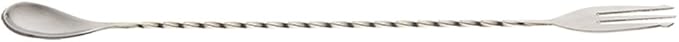 Barfly Fork Bar Spoon, End 12 3/8" (31.5 cm), Stainless Steel