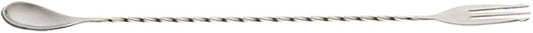 Barfly Fork Bar Spoon, End 12 3/8" (31.5 cm), Stainless Steel