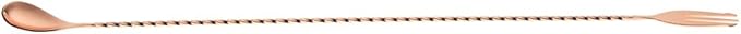 Barfly Fork Bar Spoon, End 19 5/8" (50 cm), Copper