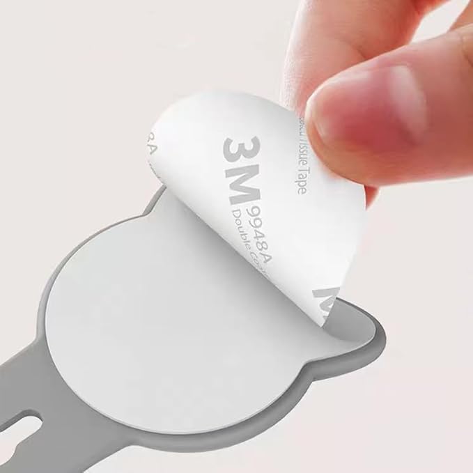 4 pcs Cord Organizer, BOSOIRSOU Silicone Cable Straps for Appliances, Self-Adhesive Cord Bundlers Cord Holder Cable Management, Reusable Cable Ties Wire Organizer