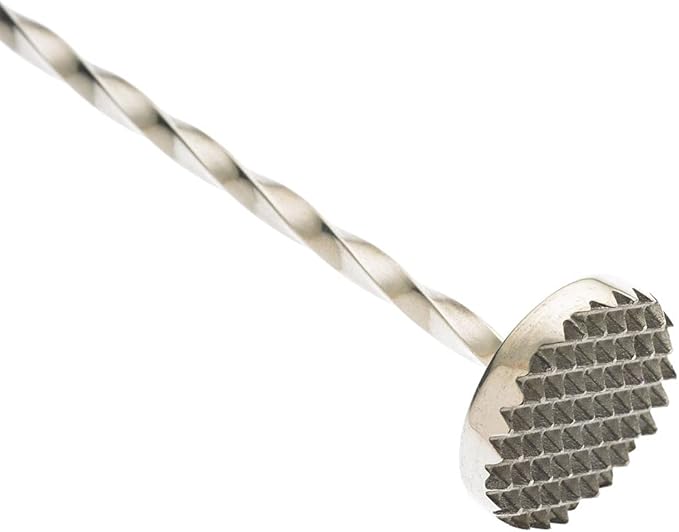 Barfly Muddle Bar Spoon, Muddler 11 13/16" (30 cm), Stainless Steel