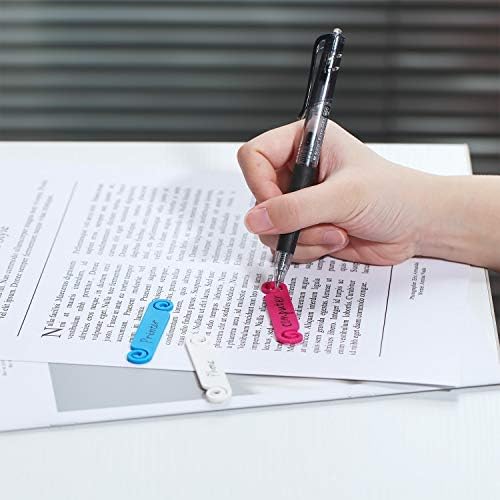 Honoson 50 Pieces Cable Tags Cable Management Labels Multicolor Labels Cord Identification Tags for USB Computer Phone Charger