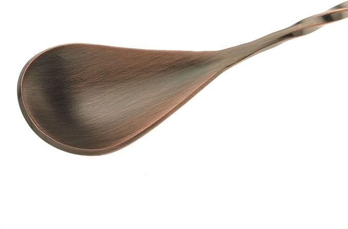 Barfly Bar Spoon, Teardrop End 11 13/16" (30 cm), Antique Copper