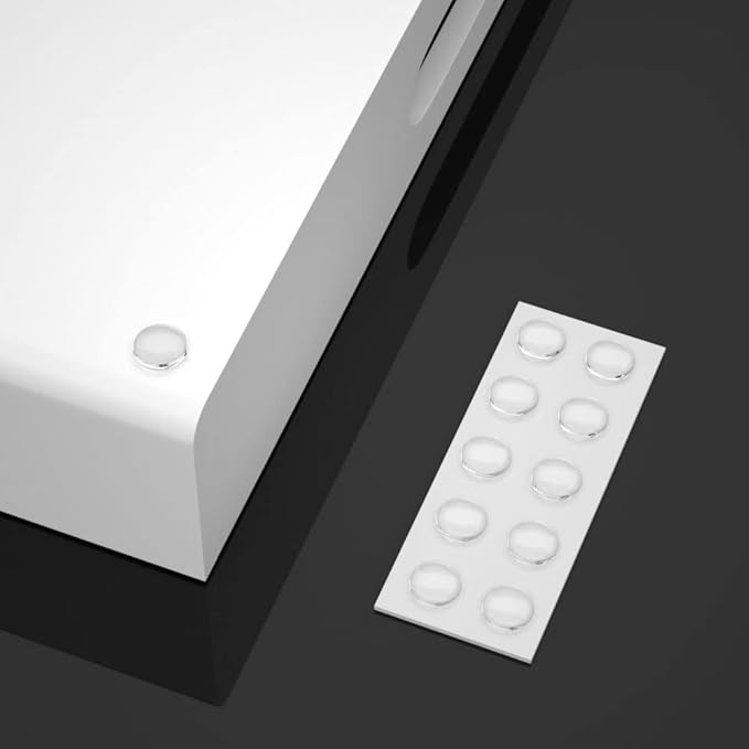 NIUBEE Acrylic Serving Tray 12x12 Inches -Spill Proof- White Decorative Tray Organiser for Ottoman Coffee Table Countertop with Handles