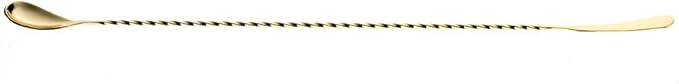 Barfly Standard Bar Spoon, Japanese Style 17 1/8" (43.5 Cm), Gold