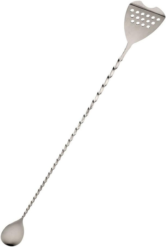 Barfly Bar Spoon with Strainer End, 15 3/4" (40.0 Cm), Stainless Steel