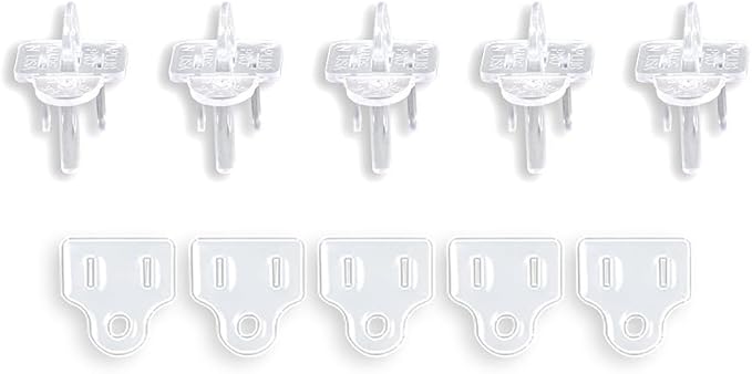 The Original Weatherproof Gaskets & Plug Covers - Made in USA, Outdoor Waterproof GFCI Protectors, Christmas Light Installation, Extension Cords, Stop GFCIs from Tripping (Clear, Qty 5) - by APlugPro