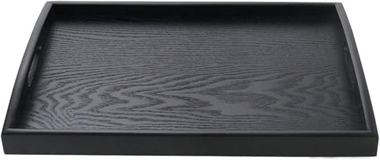 Wooden Rectangular Serving Tray - Nature Manchurian Ash Wood Food Tray (Small)