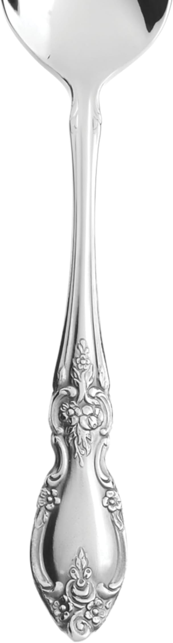 Oneida Louisiana 4-Piece Fine Teaspoons Set, 18/8 Stainless Steel Teaspoon Set, Service For 4, Dishwasher Safe, Small Spoons, Silverware, Mirror Finish, Utensils, Flatware, Tableware (Silver, 4 Piece)