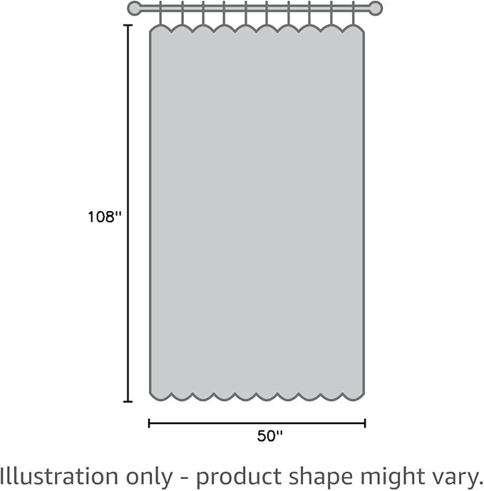 Maison d' Hermine Curtains for Living Room 100% Cotton 108 inch Length One Panel Light Filtering Curtains for Bedroom Windows with Rod and Loop Pockets Drapes (Equinoxe Multicolor, 50" W x 108" L)