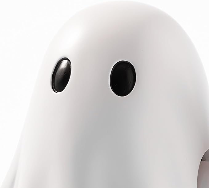 WDS WONDROUS Halloween Decor Ghost Figurine Decoration Waving Hand Lucky – Resin Funny Ghost Statue with Shaking Arm – Halloween Decor Indoor, Spooky Tabletop for Home Office Party Gifts