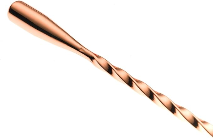 Barfly Teardrop Bar Spoon, End 15 3/4" (40 cm), Copper