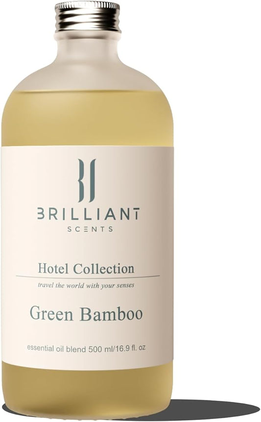 Brilliant Scents Green Bamboo Scent | Citron, Fresh Air, Morning Dew | Inspired by: Mandarin Oriental Hotel | Luxury Home & Business Scent | Fragrance Oil | 500ML