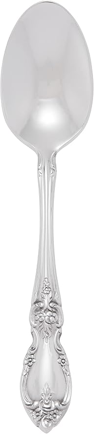 Oneida Louisiana 4-Piece Fine Teaspoons Set, 18/8 Stainless Steel Teaspoon Set, Service For 4, Dishwasher Safe, Small Spoons, Silverware, Mirror Finish, Utensils, Flatware, Tableware (Silver, 4 Piece)