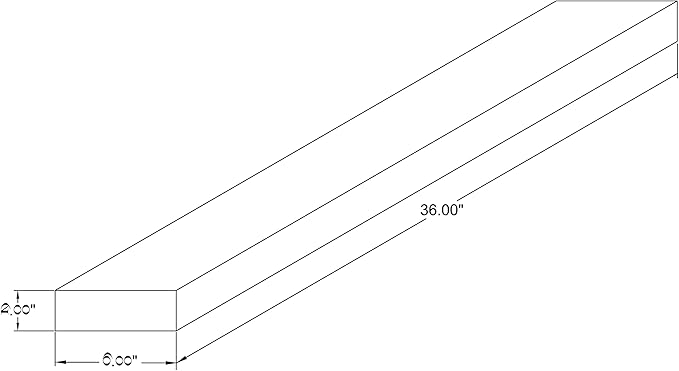 joelsantiques 36 Inch Wooden Floating Shelves for Wall - 36x6x2 in - Made of Natural Wood - Long Heavy Duty Rustic Wall Shelves for Bedroom - Perfect for Living Room, Kitchen - Grey - Gray