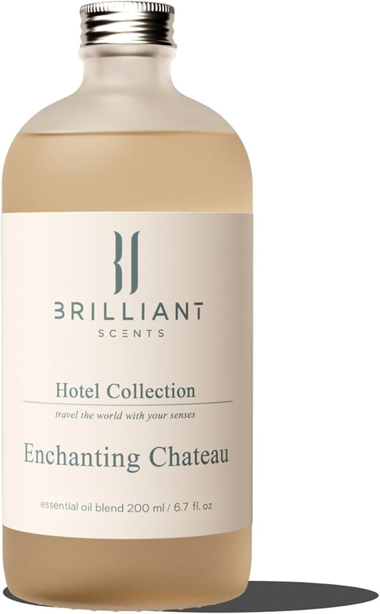 Brilliant Scents Enchanting Chateau Scent | Dewy Gardenia, Night Blooming Florals | Inspired by: The Roosevelt Hotel | Luxury Home & Business Scent | Fragrance Oil | 200ML