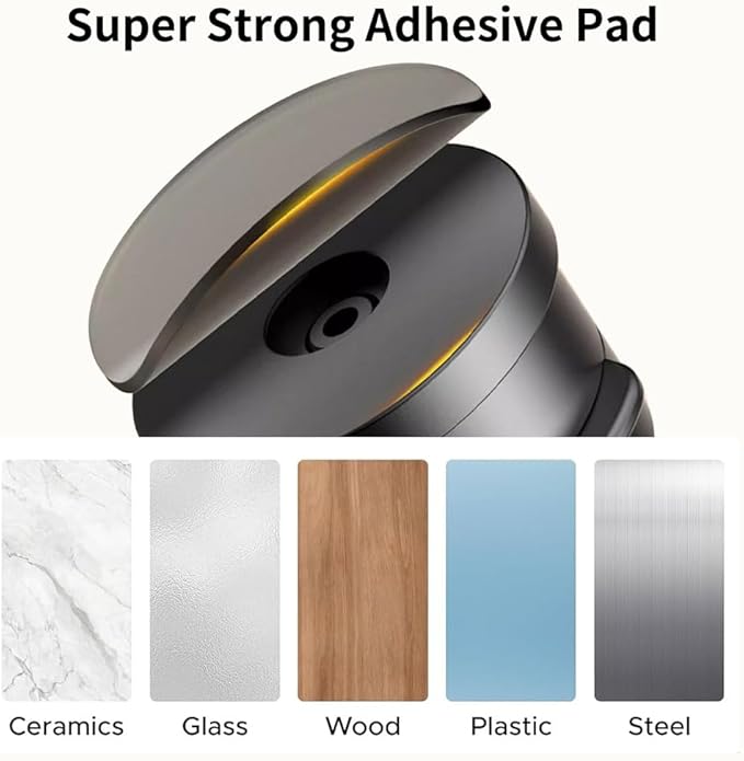 6 Pack Magnetic Cable Clips, 360° Rotatable Cord Organizer, Adhesive Cable Holder for Desk, Nightstand, Car, Home Office Accessories, Magnetic Cord Holder for Phone Charger & Workspace Organization