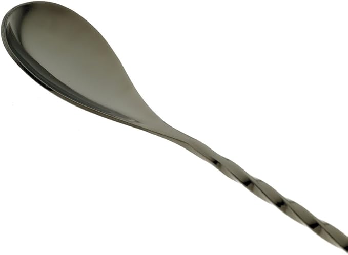 Barfly Bar Spoon, Fork End 15 3/4" (40.0 Cm), Gun Metal Black