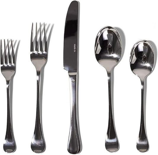 Made In Cookware - Flatware Set - 4 Place Settings (20 Piece Set) - Crafted In Italy