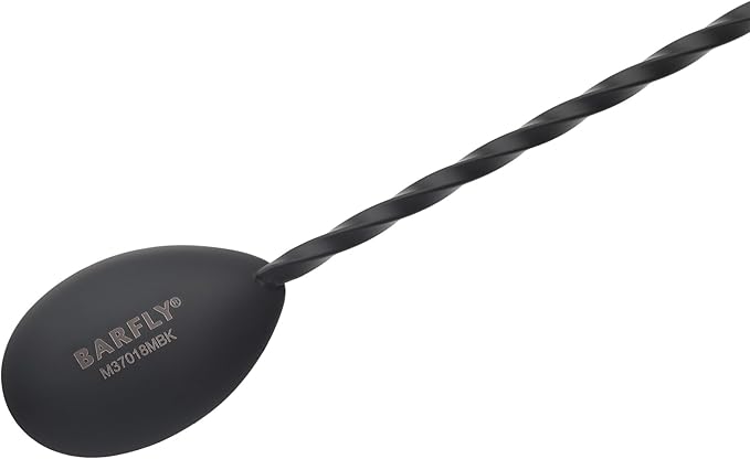 Barfly Muddle Bar Spoon, Muddler 11 13/16" (30 cm), Matte Black
