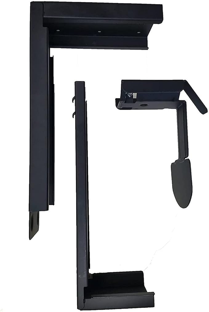 CPU Holder for Under Desk Mount Adjustable to fit Almost Any CPU Computer Tower