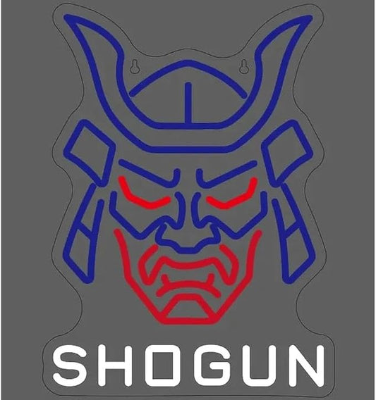 Japanese Anime Mask LED Neon Sign Light for Gamer Room Bar Tattoo Studio Wall Decor Oni Mask Neon Sign for Boys Bedroom Gaming Decor Top Gamer Gifts for Teenage Boys Christmas
