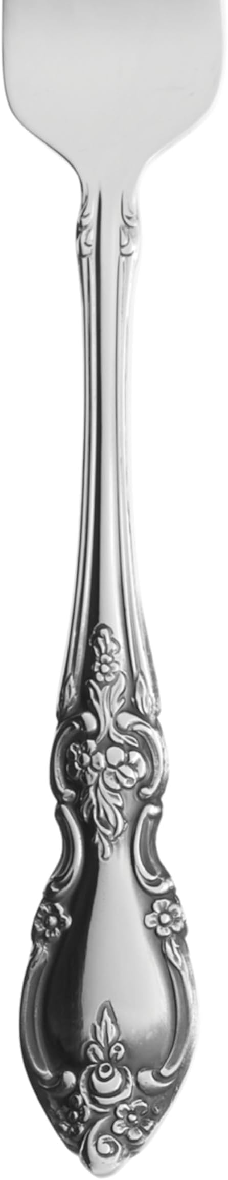 Oneida Louisiana 4-Piece Fine Salad Forks Stainless Steel Silverware Set, 18/8 Stainless Steel Small Fork Set, Service For 4, Dishwasher Safe, Silver, Mirror Finish, Metal, Utensils (Silver, 4 Piece)