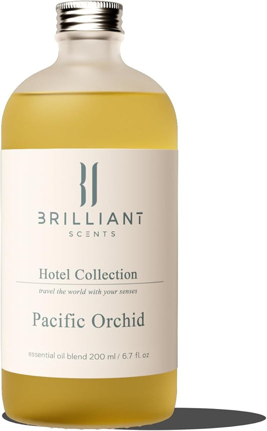 Brilliant Scents Pacific Orchid Scent | Inspired by Ritz Carlton Shanghai and Shops at Crystals Las Vegas | Luxury Home & Business Scent | Fragrance Oil | 200ML