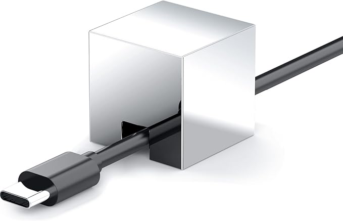 Meenova Cord Organizer 304 Stainless Steel Cable Holder, Cable Management Aesthetic Cute Desk Accessories, Office Computer Desk Organizers, Cord Management, Charging Wire Nightstand Organizer