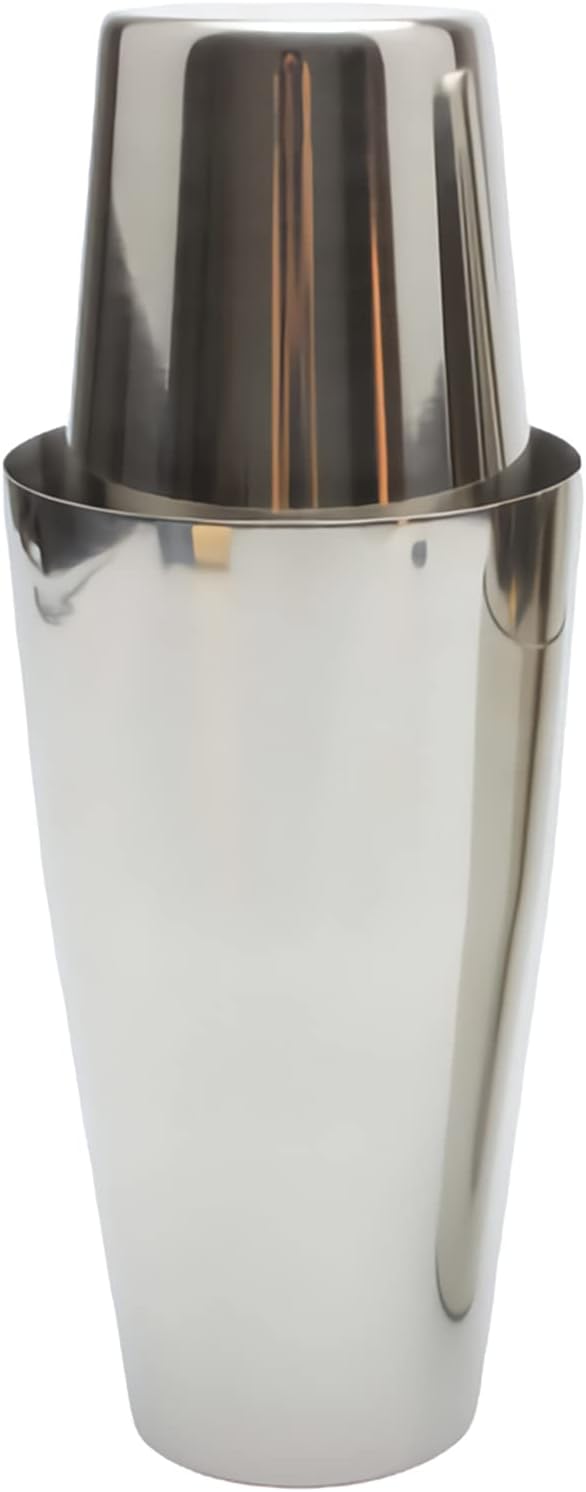 Cocktail Shaker Set, Professional Boston Shaker Set with 18oz Unweighted & 28oz Weighted, Stainless Steel Martini Shaker for Bartending and Home Bar, Premium Bar Tools for Bartender